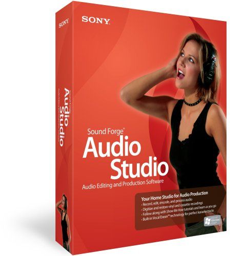 SONY SOUND FORGE AUDIO STUDIO 10 –